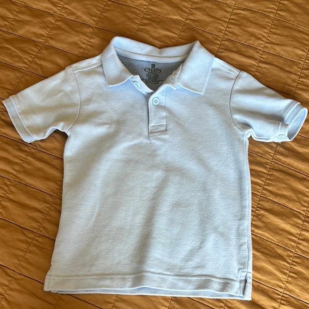 Chaps Baby Blue Polo 👕
